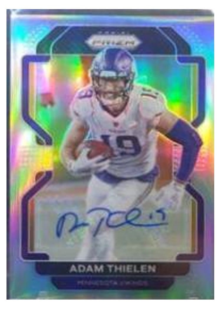 2021 Panini Prizm Base Set Adam Thielen #126 card