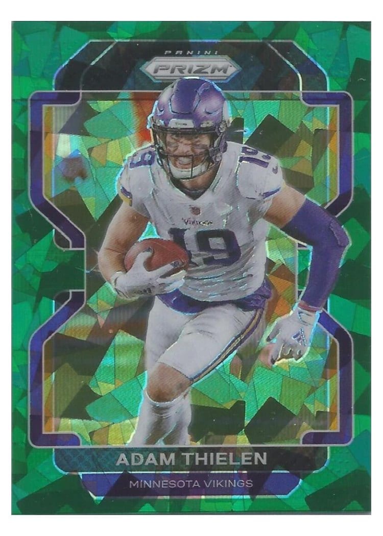 2021 Panini Prizm Base Set Adam Thielen #126 card