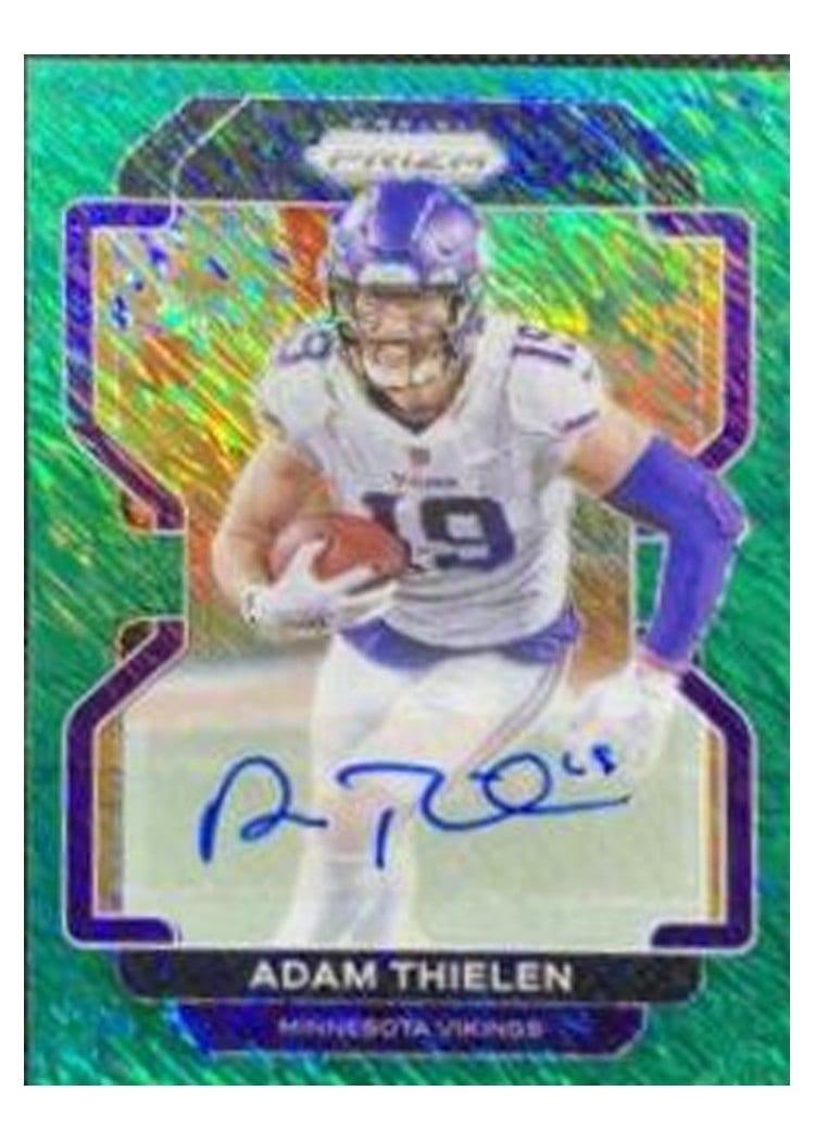 2021 Panini Prizm Base Set Adam Thielen #126 card