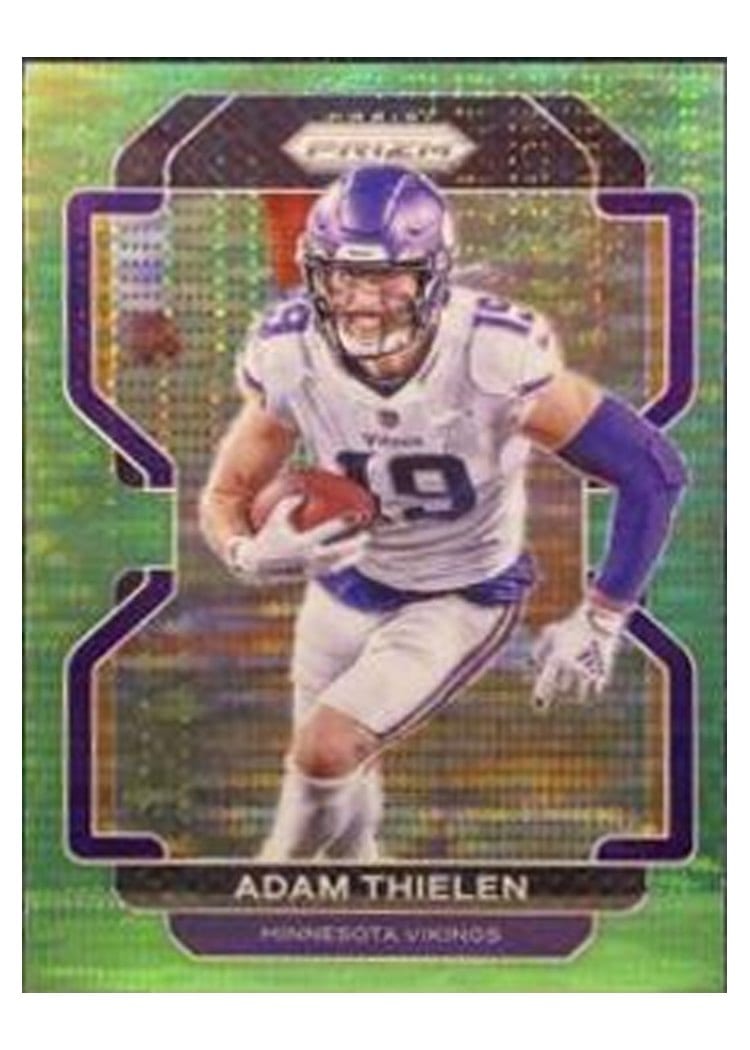2021 Panini Prizm Base Set Adam Thielen #126 card