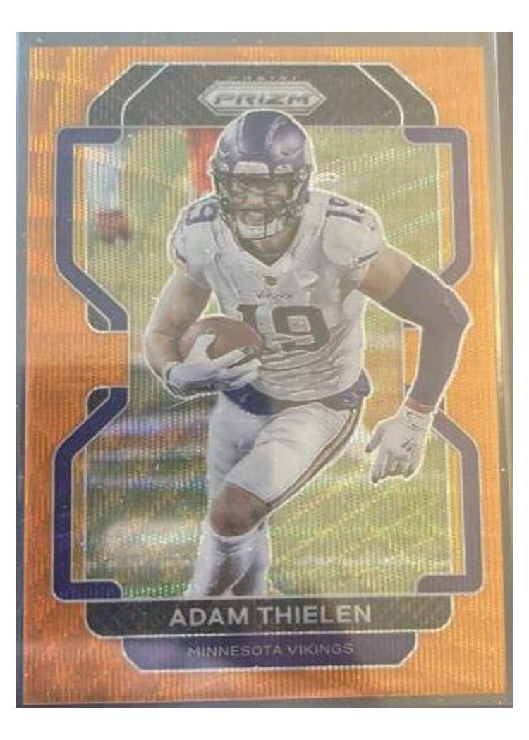 2021 Panini Prizm Base Set Adam Thielen #126 card