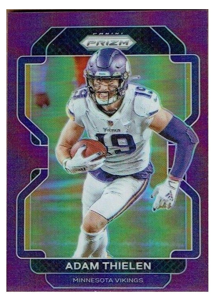2021 Panini Prizm Base Set Adam Thielen #126 card