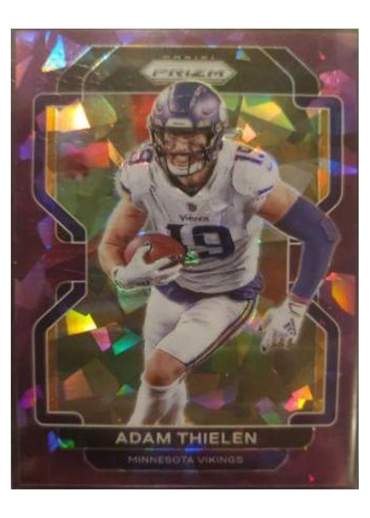 2021 Panini Prizm Base Set Adam Thielen #126 card