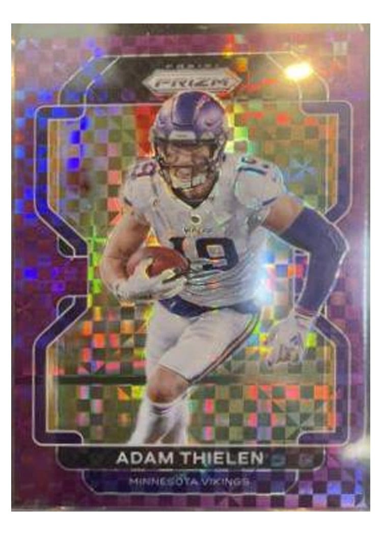 2021 Panini Prizm Base Set Adam Thielen #126 card