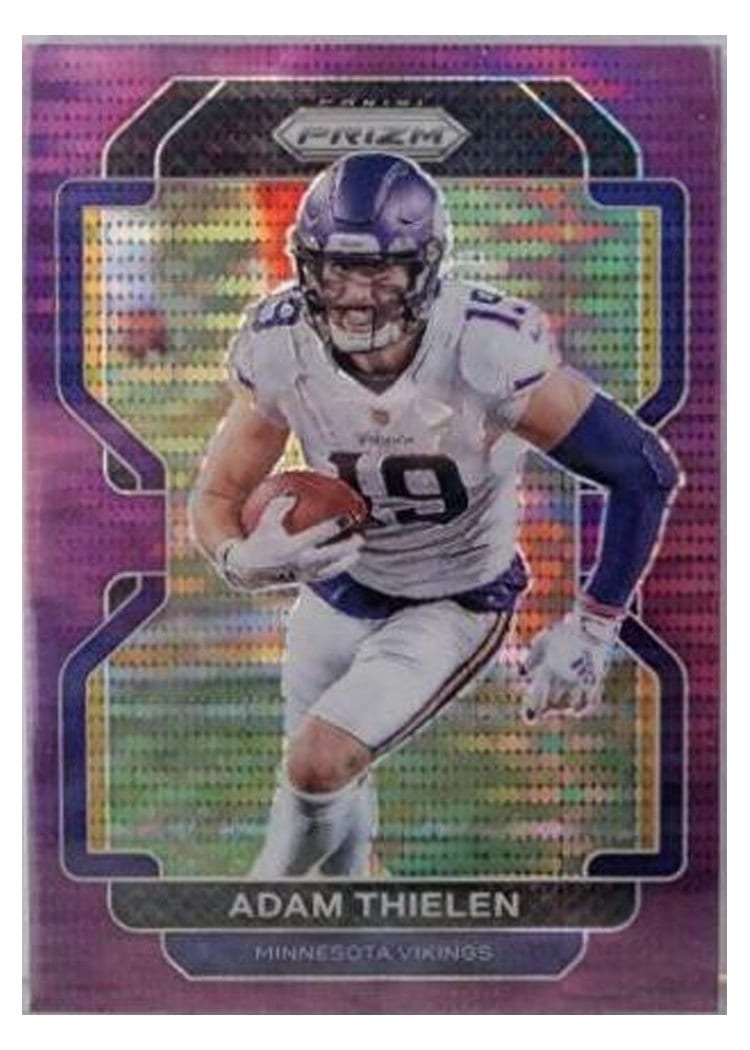 2021 Panini Prizm Base Set Adam Thielen #126 card