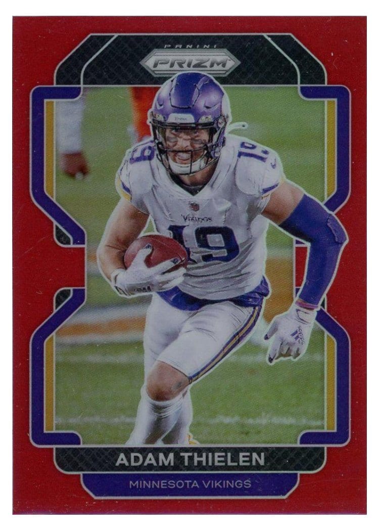2021 Panini Prizm Base Set Adam Thielen #126 card