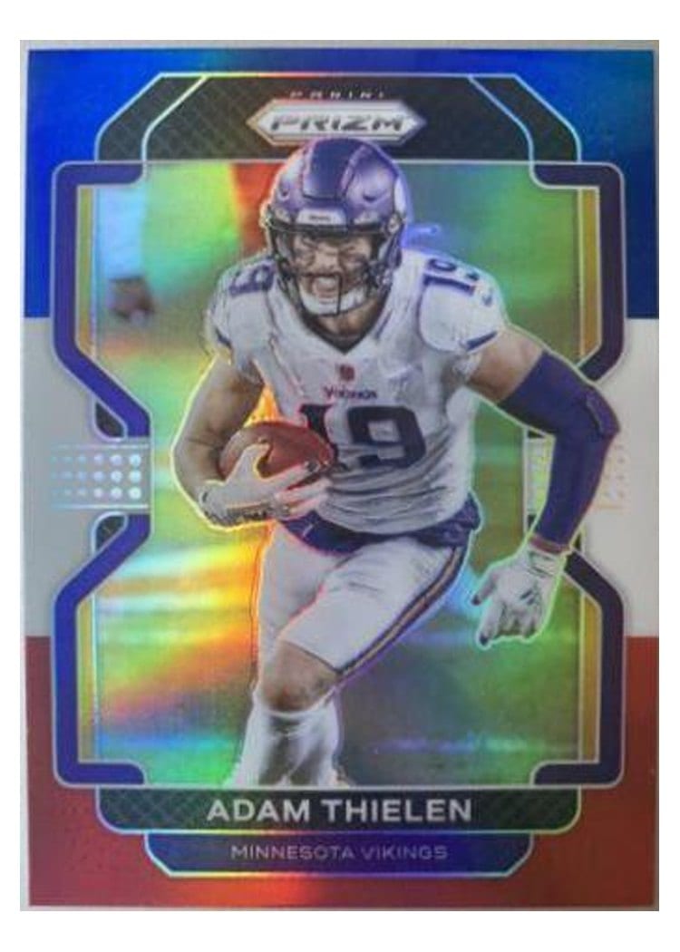 2021 Panini Prizm Base Set Adam Thielen #126 card