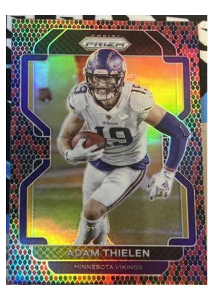 2021 Panini Prizm Base Set Adam Thielen #126 card