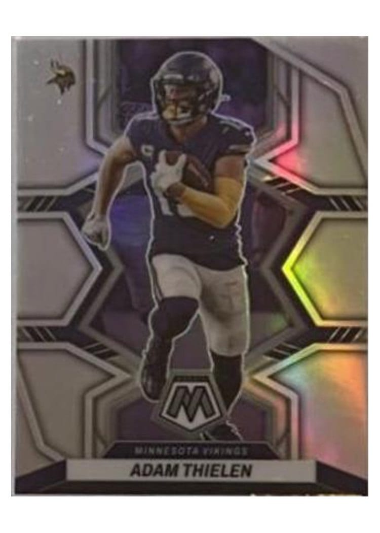 2022 Panini Mosaic Base Set Adam Thielen Silver #130 card