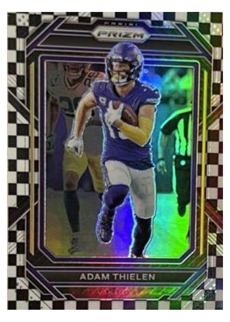 2022 Panini Prizm Base Set Adam Thielen #189 card