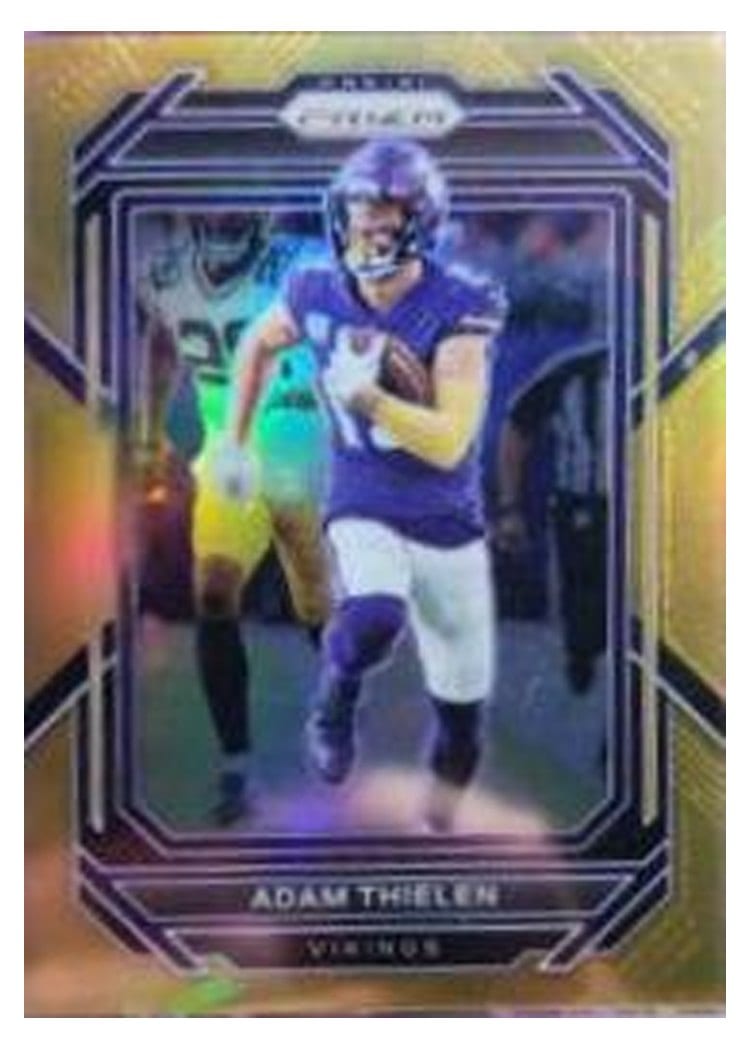2022 Panini Prizm Base Set Adam Thielen #189 card