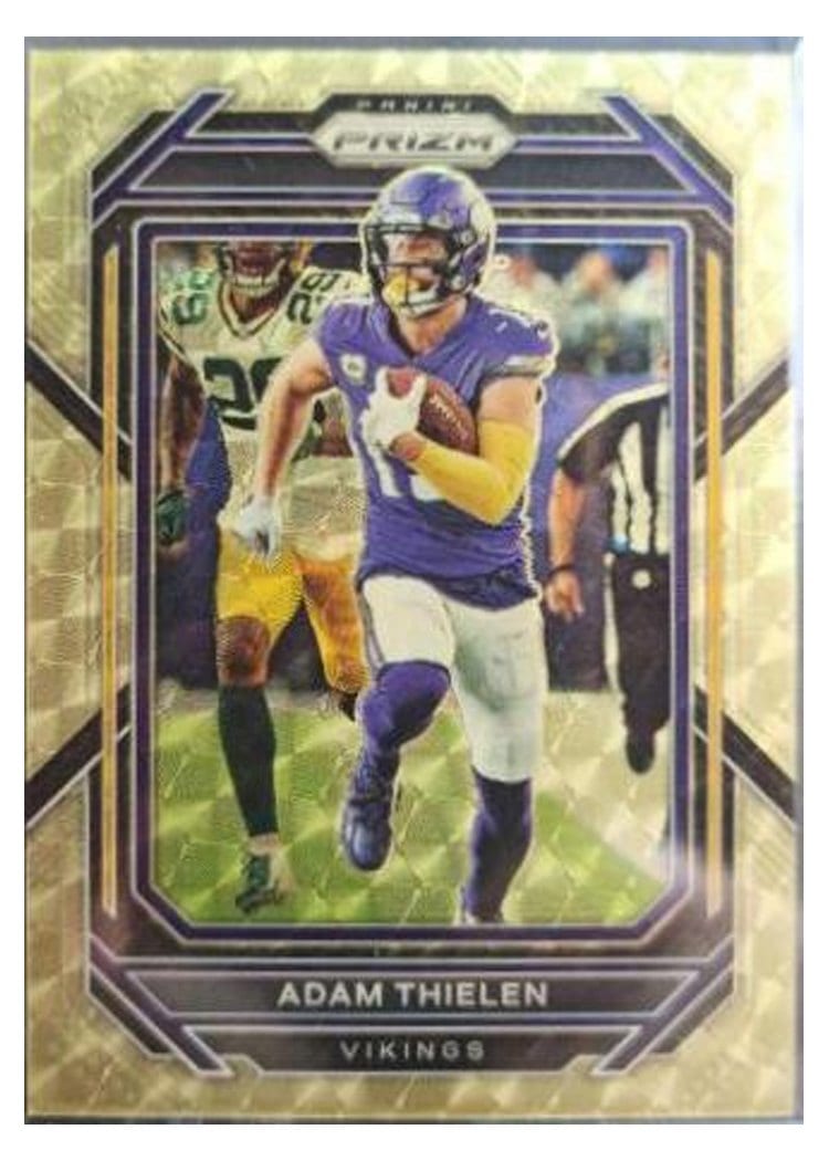 2022 Panini Prizm Base Set Adam Thielen #189 card