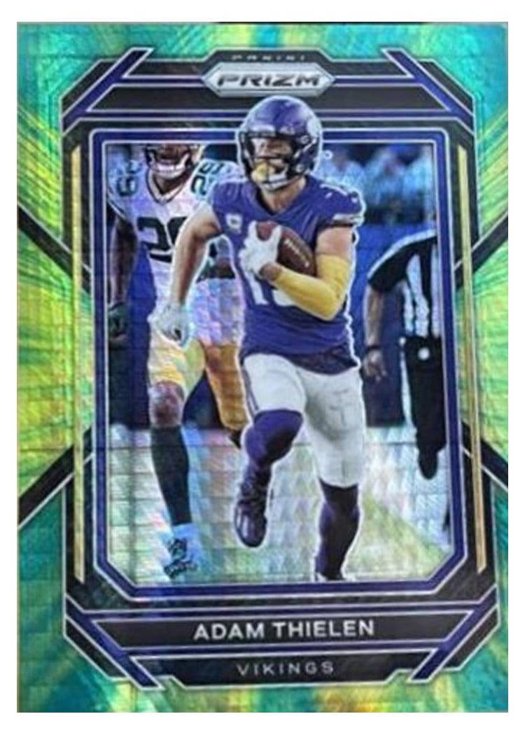 2022 Panini Prizm Base Set Adam Thielen #189 card
