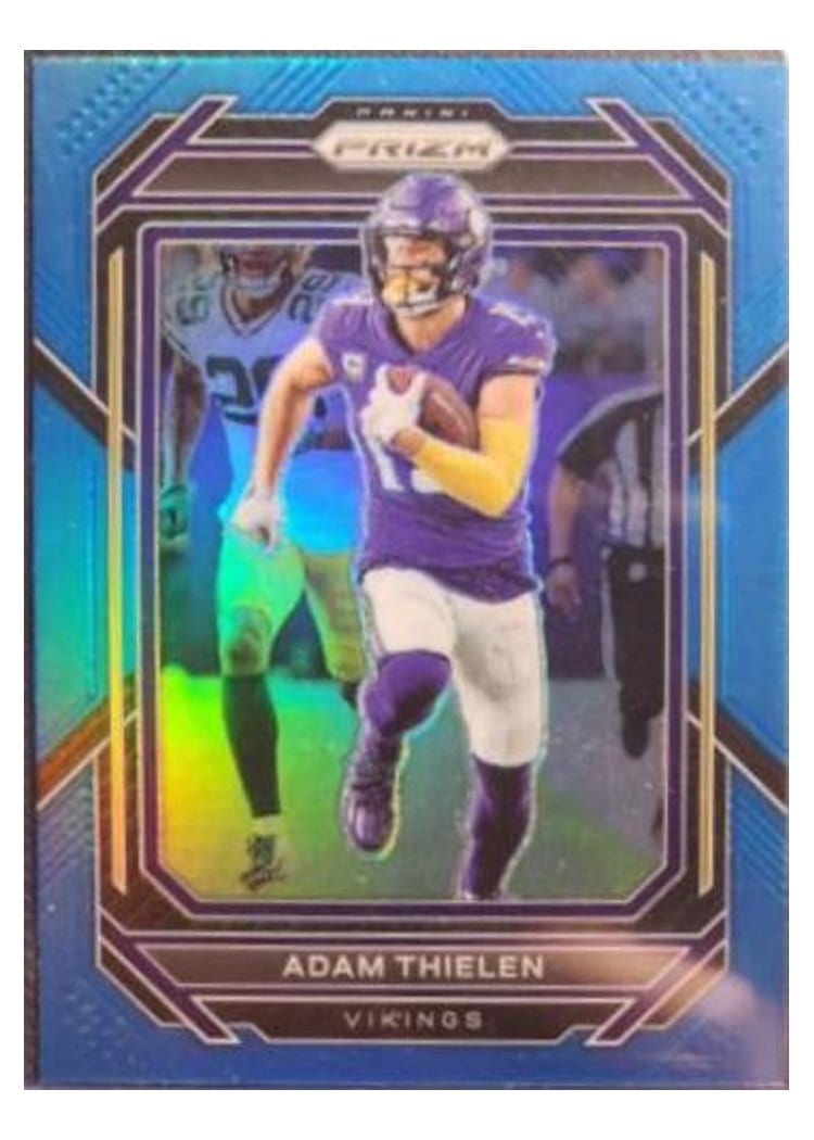 2022 Panini Prizm Base Set Adam Thielen #189 card