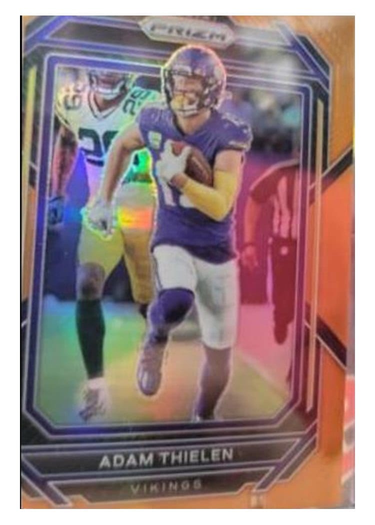 2022 Panini Prizm Base Set Adam Thielen #189 card