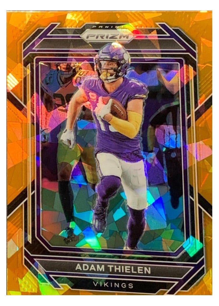 2022 Panini Prizm Base Set Adam Thielen #189 card