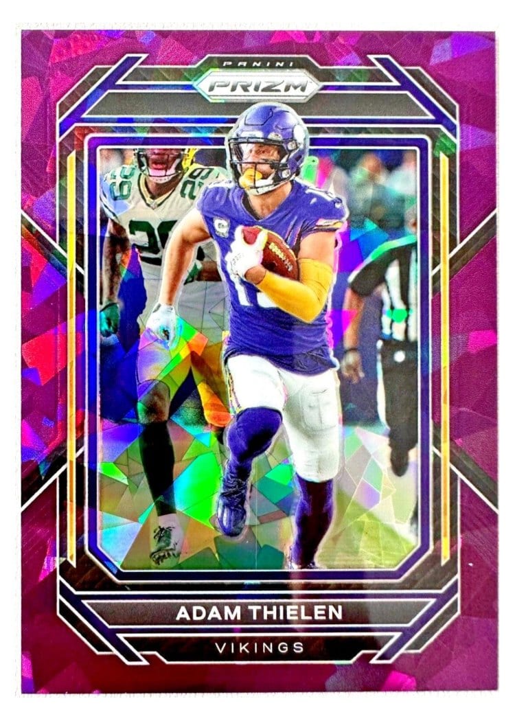 2022 Panini Prizm Base Set Adam Thielen #189 card