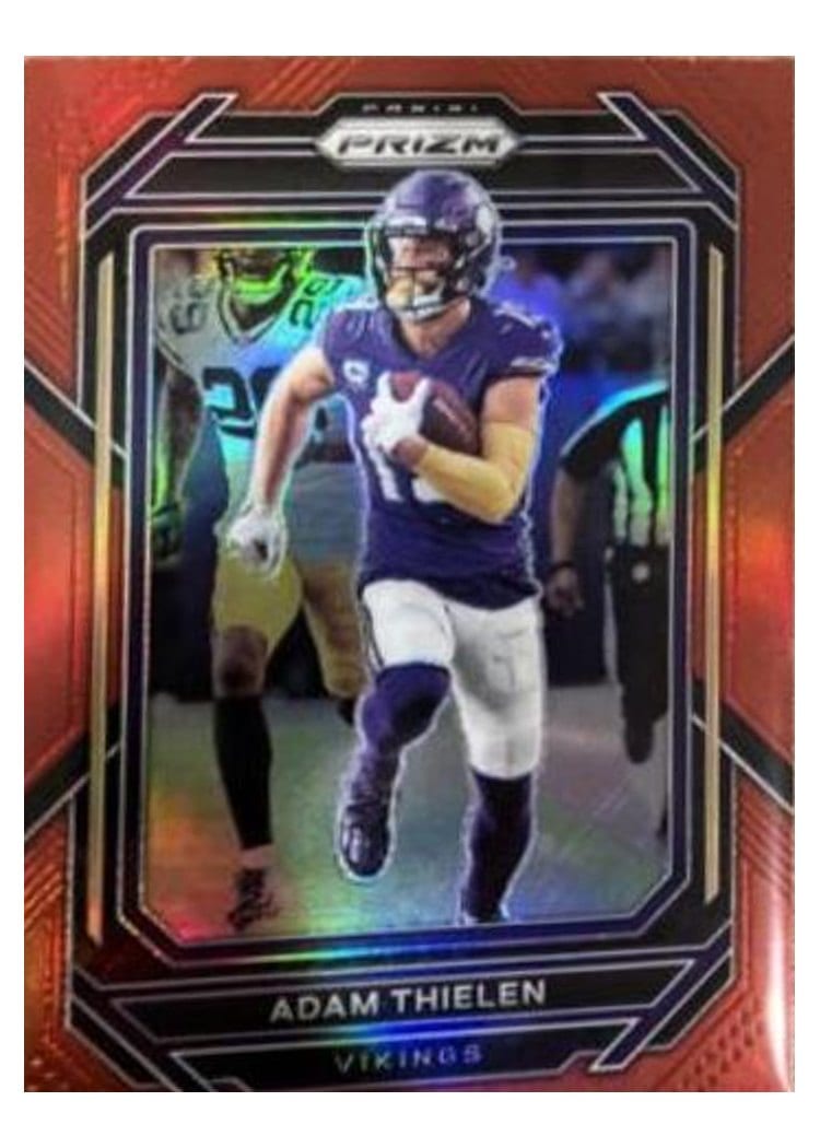 2022 Panini Prizm Base Set Adam Thielen #189 card