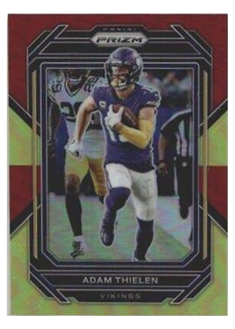 2022 Panini Prizm Base Set Adam Thielen #189 card