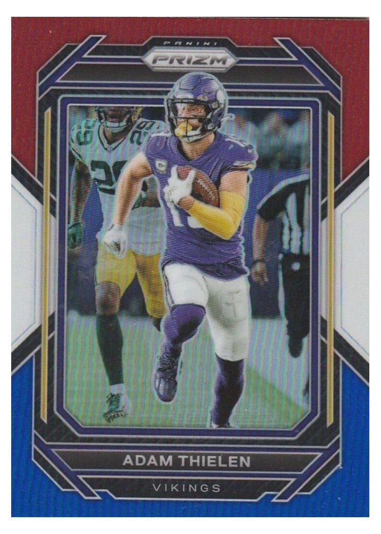 2022 Panini Prizm Base Set Adam Thielen #189 card