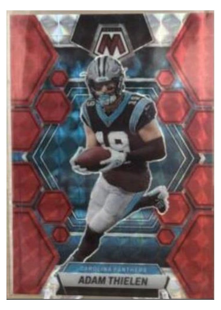 2023 Panini Mosaic Base Set Adam Thielen Red #28 card