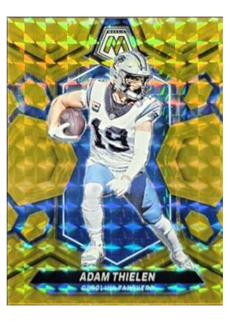 2024 Panini Mosaic Base Set Adam Thielen Gold #31 card