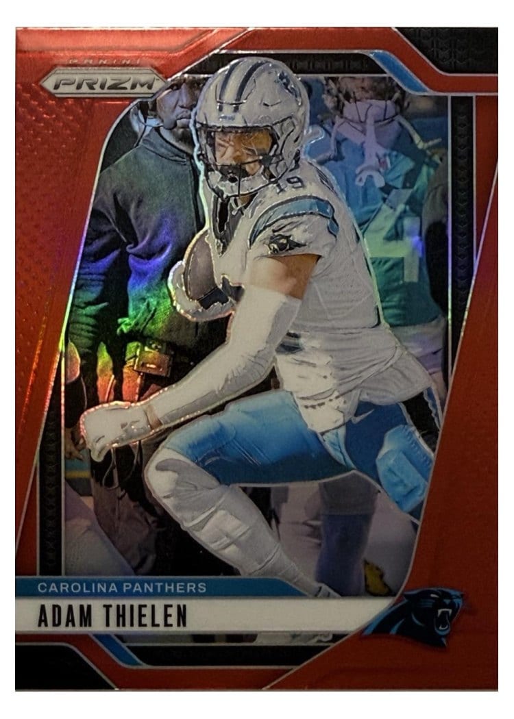 2024 Panini Prizm Base Set Adam Thielen #39 card