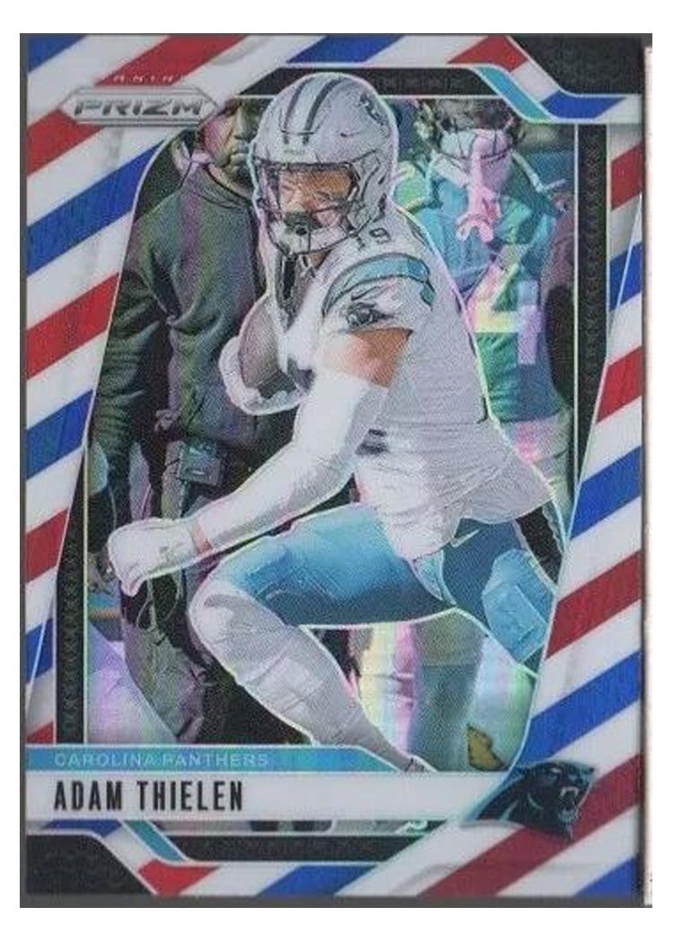2024 Panini Prizm Base Set Adam Thielen #39 card