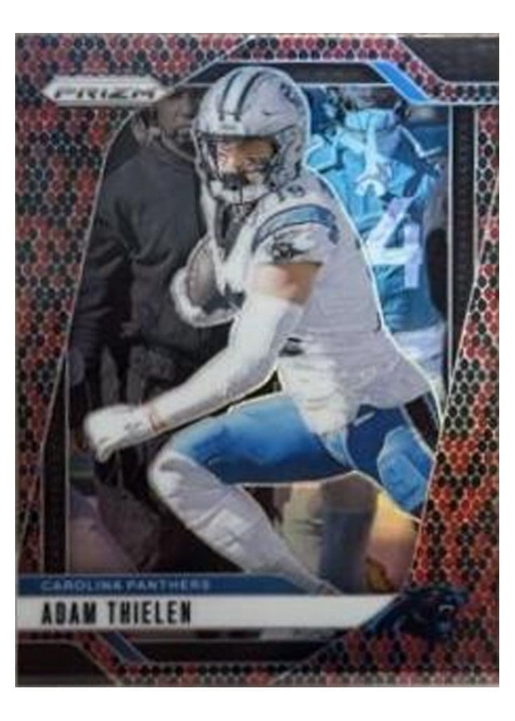 2024 Panini Prizm Base Set Adam Thielen #39 card