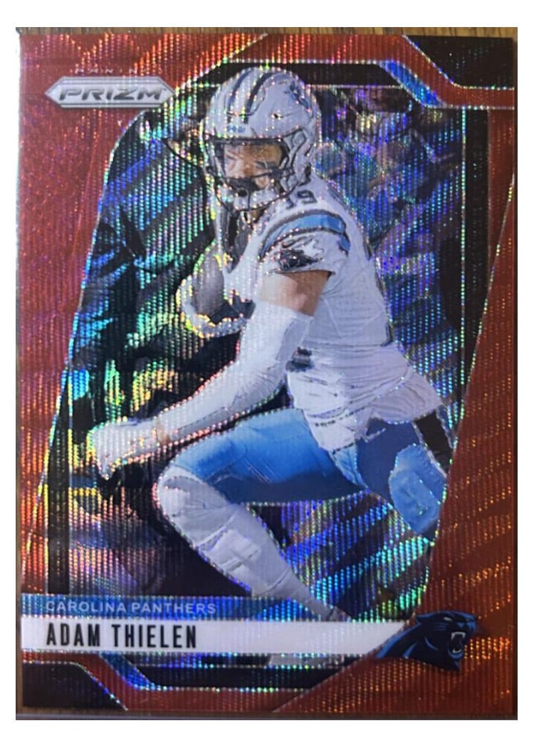 2024 Panini Prizm Base Set Adam Thielen #39 card