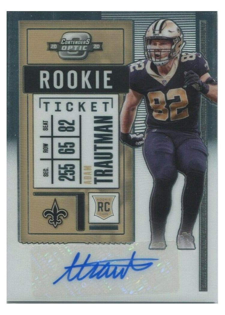 2020 Panini Contenders Optic Base Set Adam Trautman #174 card