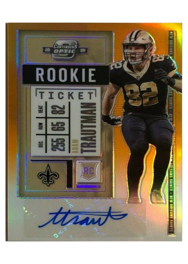 2020 Panini Contenders Optic Base Set Adam Trautman #174 card