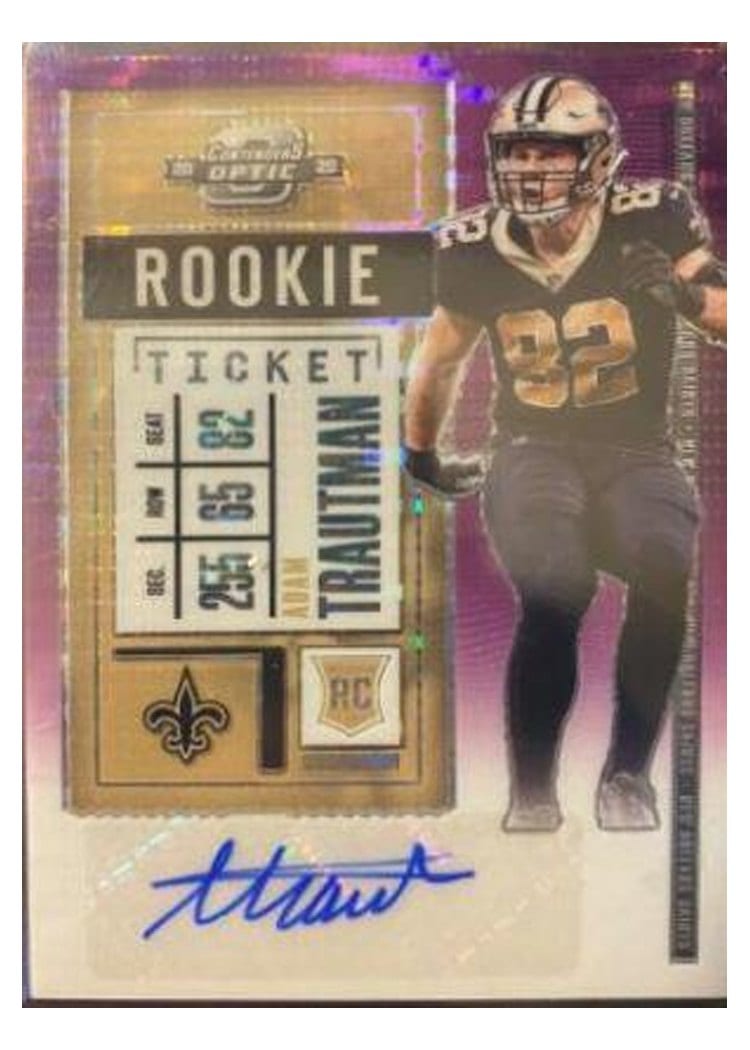 2020 Panini Contenders Optic Base Set Adam Trautman #174 card