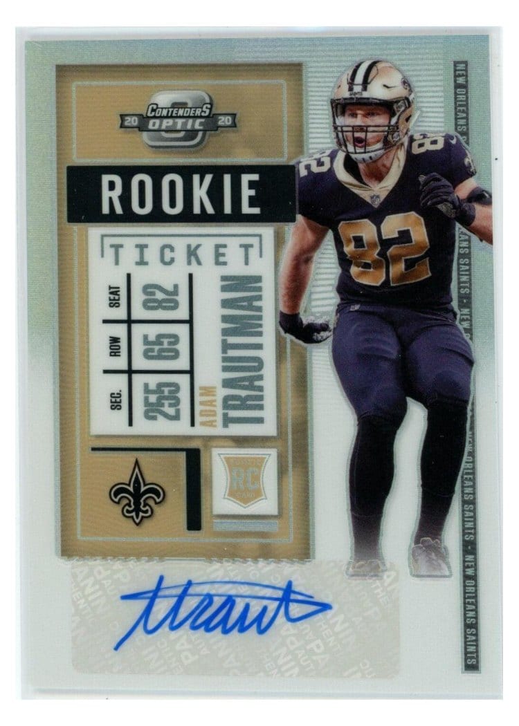 2020 Panini Contenders Optic Base Set Adam Trautman #174 card