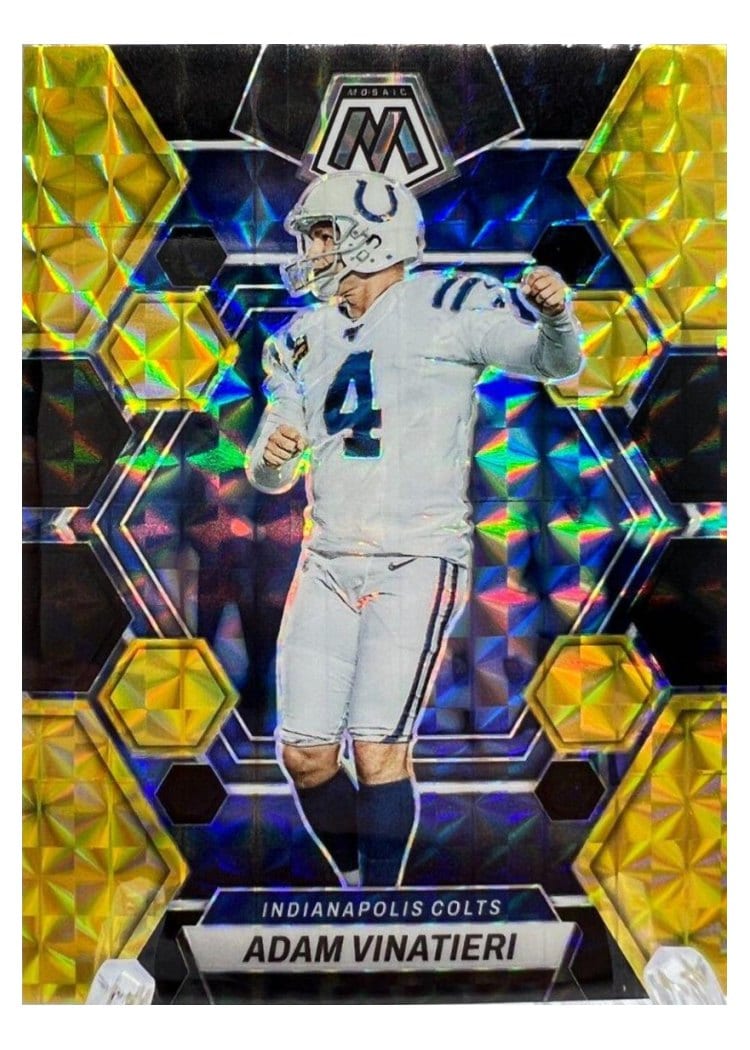 2023 Panini Mosaic Base Set Adam Vinatieri #98 card