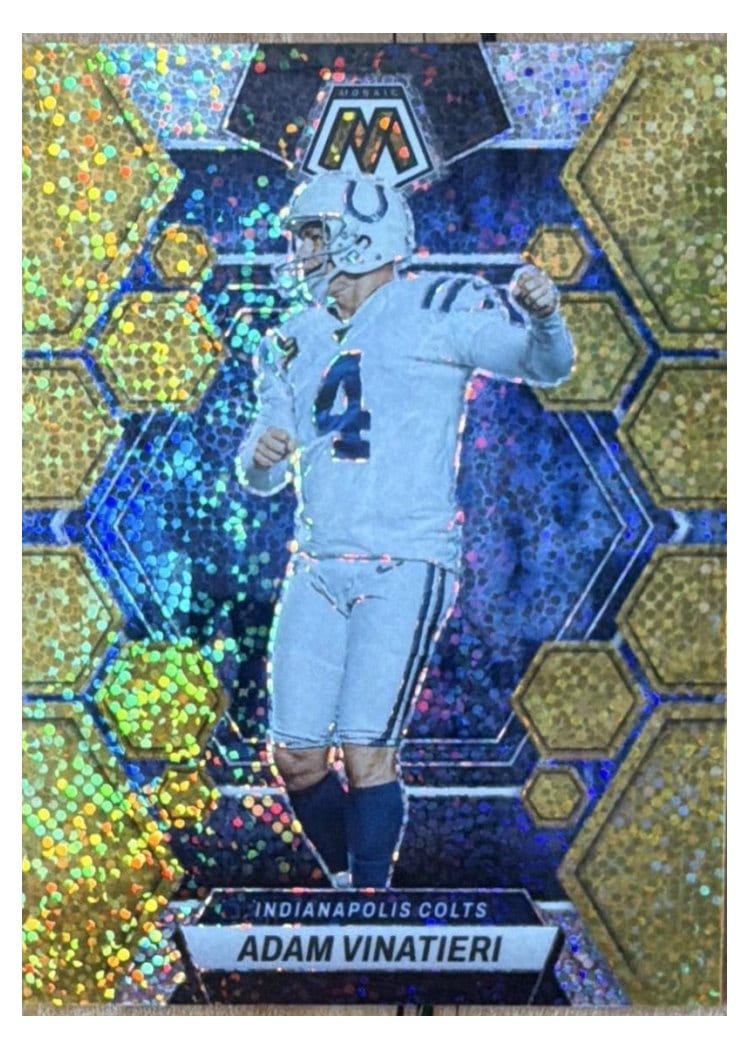 2023 Panini Mosaic Base Set Adam Vinatieri #98 card