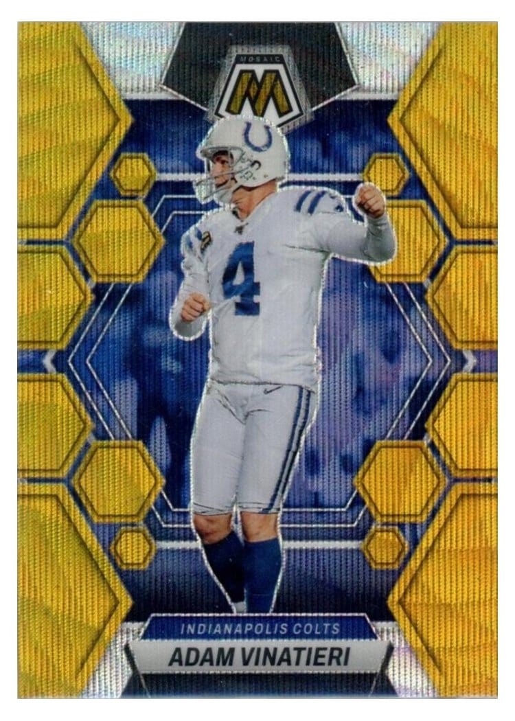 2023 Panini Mosaic Base Set Adam Vinatieri #98 card