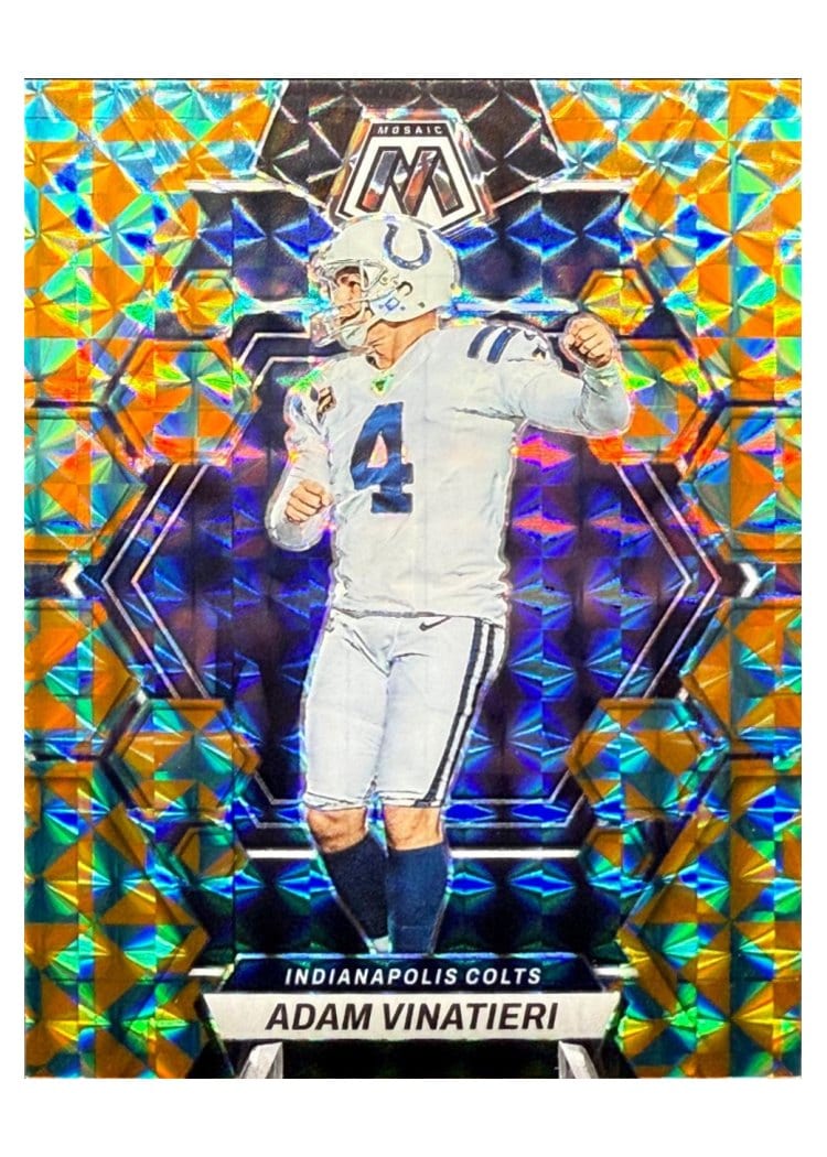 2023 Panini Mosaic Base Set Adam Vinatieri #98 card