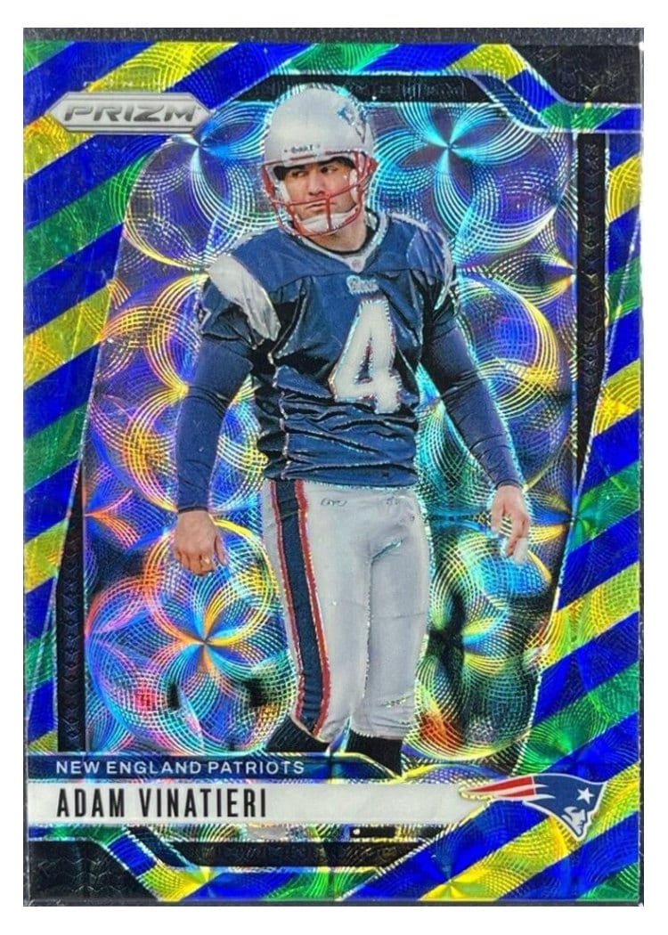 2024 Panini Prizm Base Set Adam Vinatieri #199 card