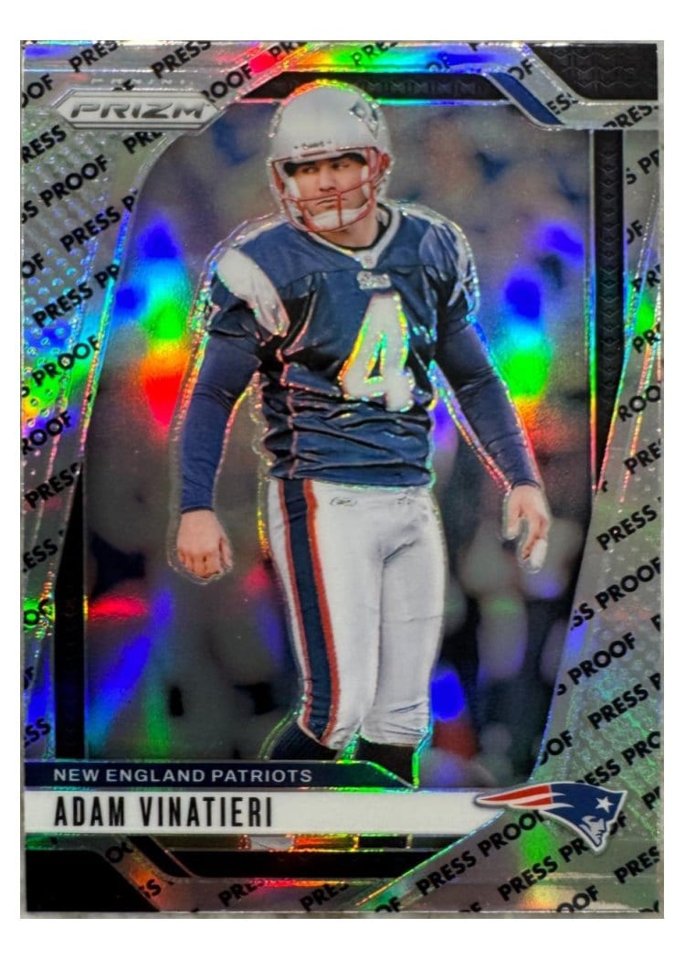 2024 Panini Prizm Base Set Adam Vinatieri #199 card