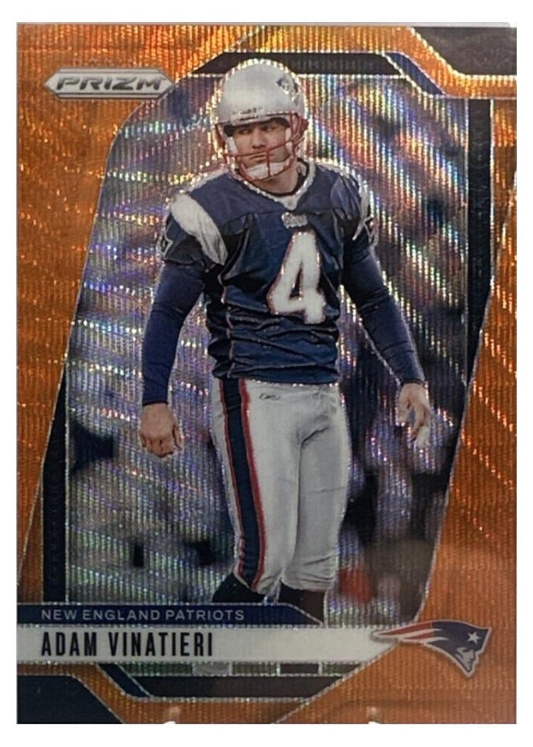2024 Panini Prizm Base Set Adam Vinatieri #199 card