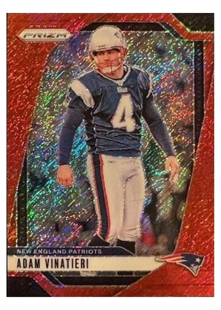 2024 Panini Prizm Base Set Adam Vinatieri #199 card