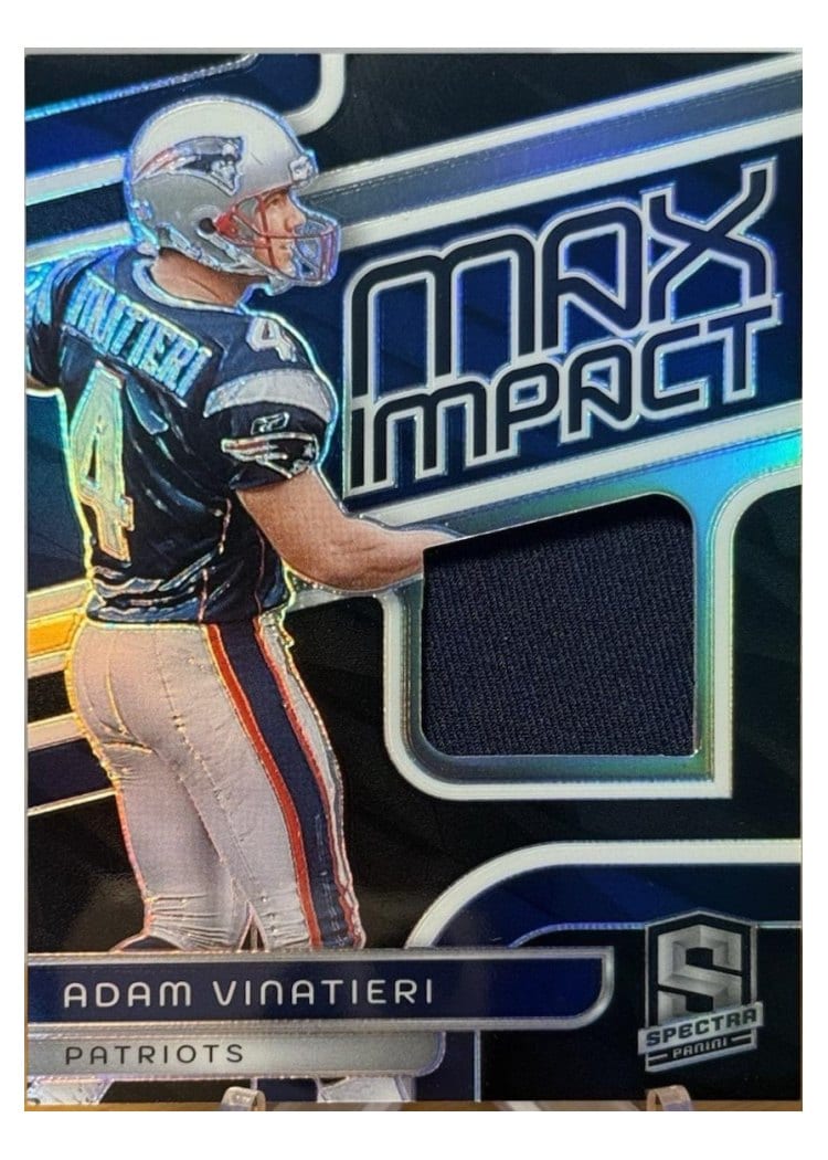 2024 Panini Spectra Max Impact Relics Adam Vinatieri #MI-AVI card