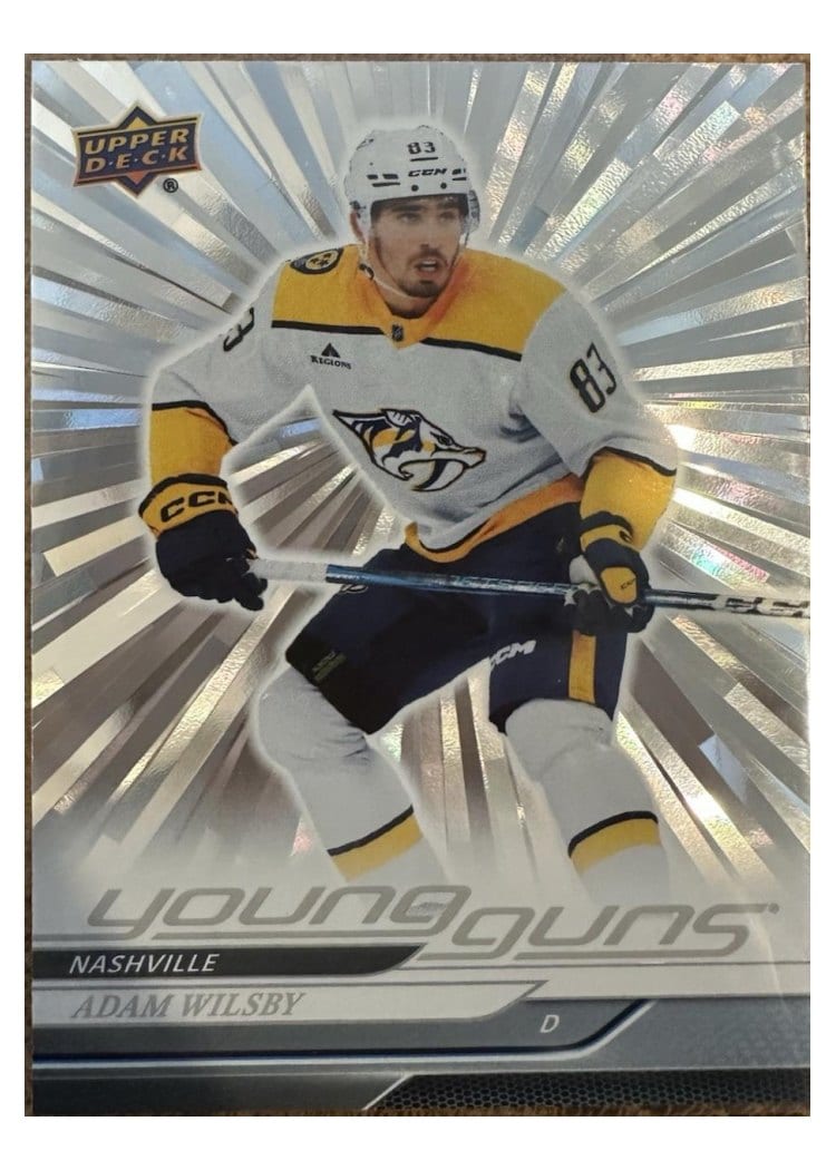 2024-25 Upper Deck Base Set Adam Wilsby #720 card