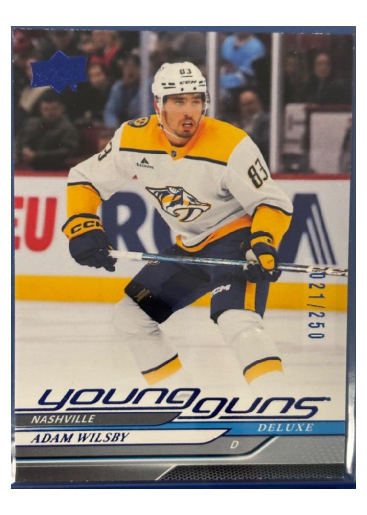 2024-25 Upper Deck Base Set Adam Wilsby #720 card