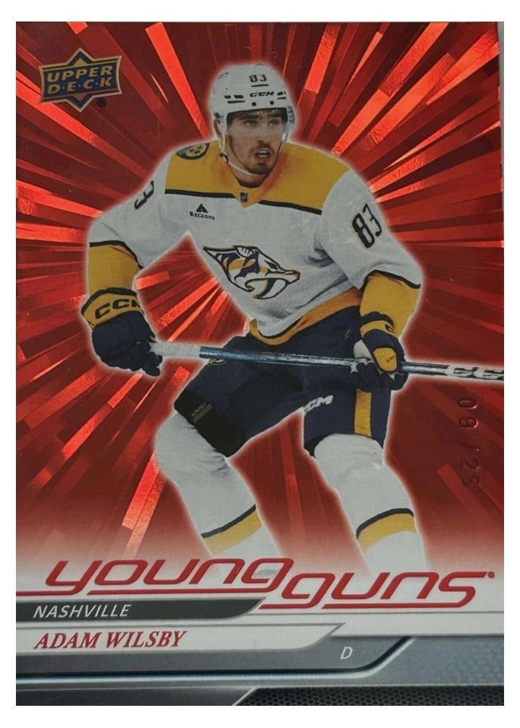 2024-25 Upper Deck Base Set Adam Wilsby #720 card