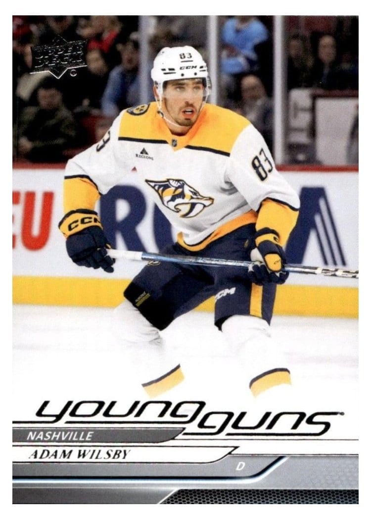 2024-25 Upper Deck Base Set Adam Wilsby #720 card