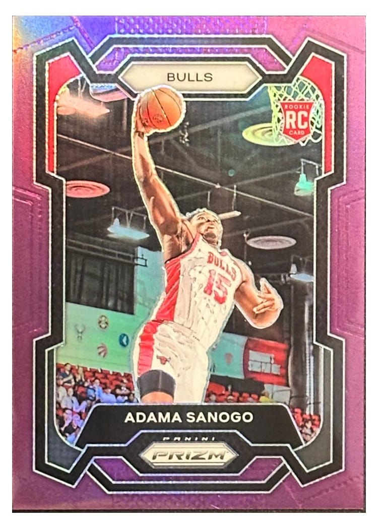2023-24 Panini Prizm Base Set Adama Sanogo #286 card