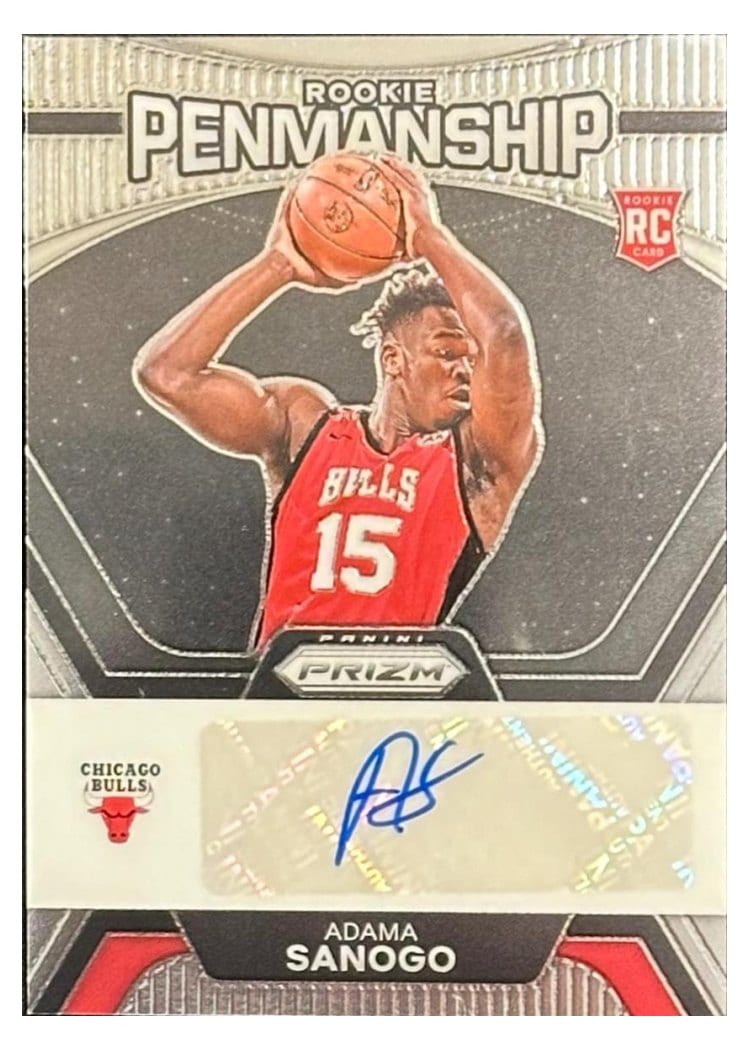 2023-24 Panini Prizm Rookie Penmanship Adama Sanogo #RP-SAN card