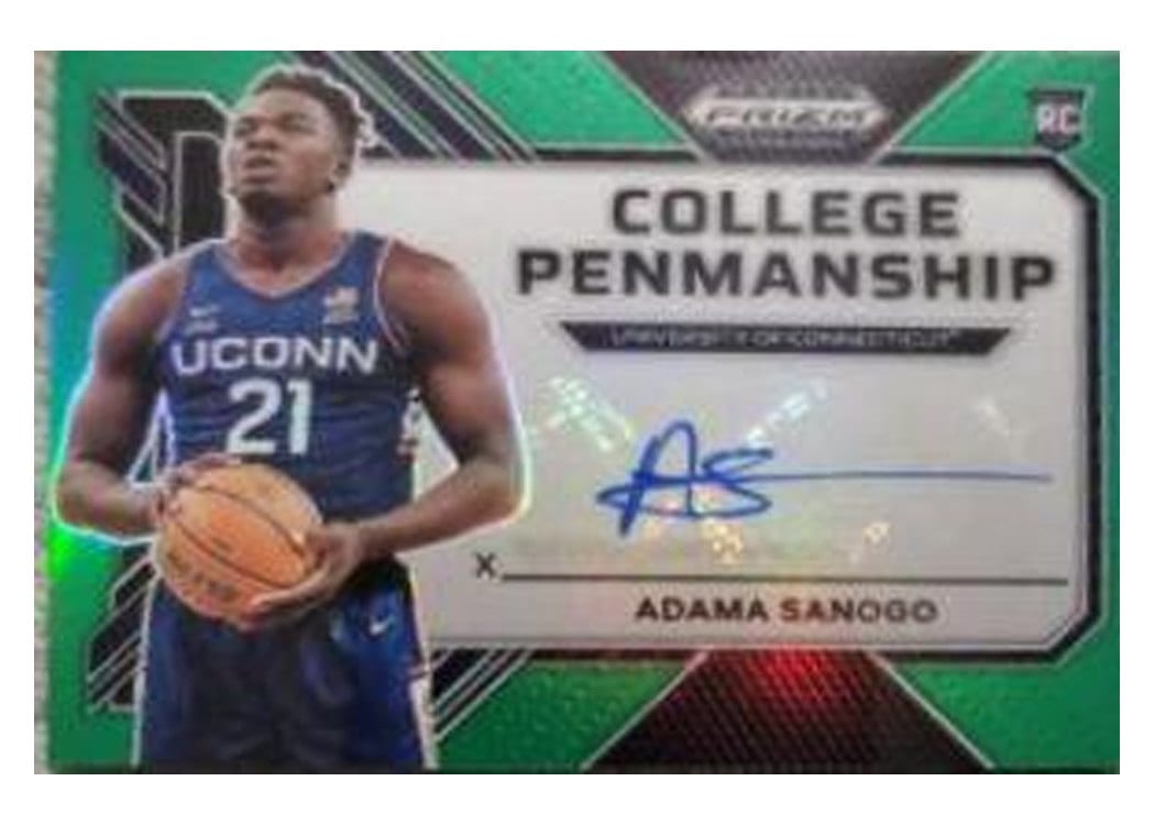 2023 Panini Prizm Draft Picks College Penmanship Adama Sanogo #CP-ADS card